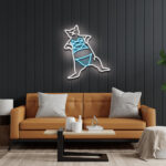 Underwear Cat Neon Light
