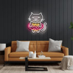 Underwear Cat Neon Sign 1