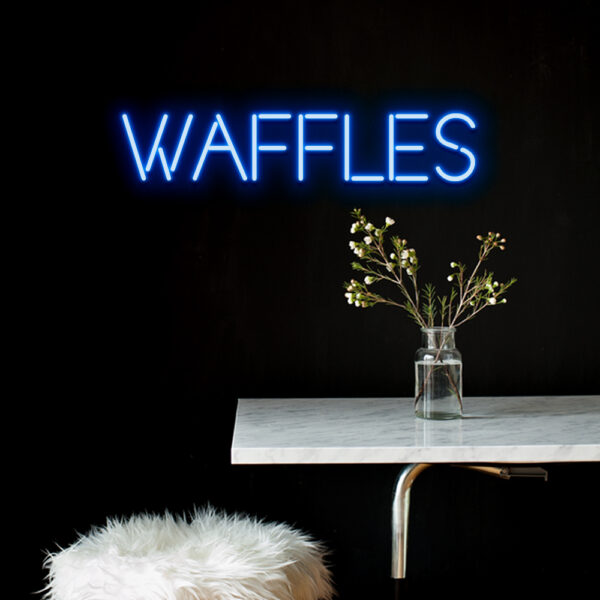 Waffles Neon Sign 3