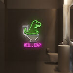 Well Crap Dinosaur Sign 3