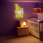Witch Cat Neon Sign