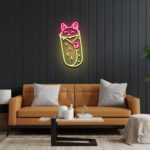 Wrap Cat Neon Sign 1